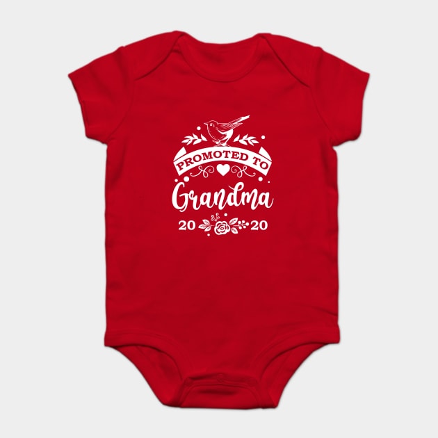 Promoted to Grandma Gift for Mother’s Day Baby Bodysuit by creative